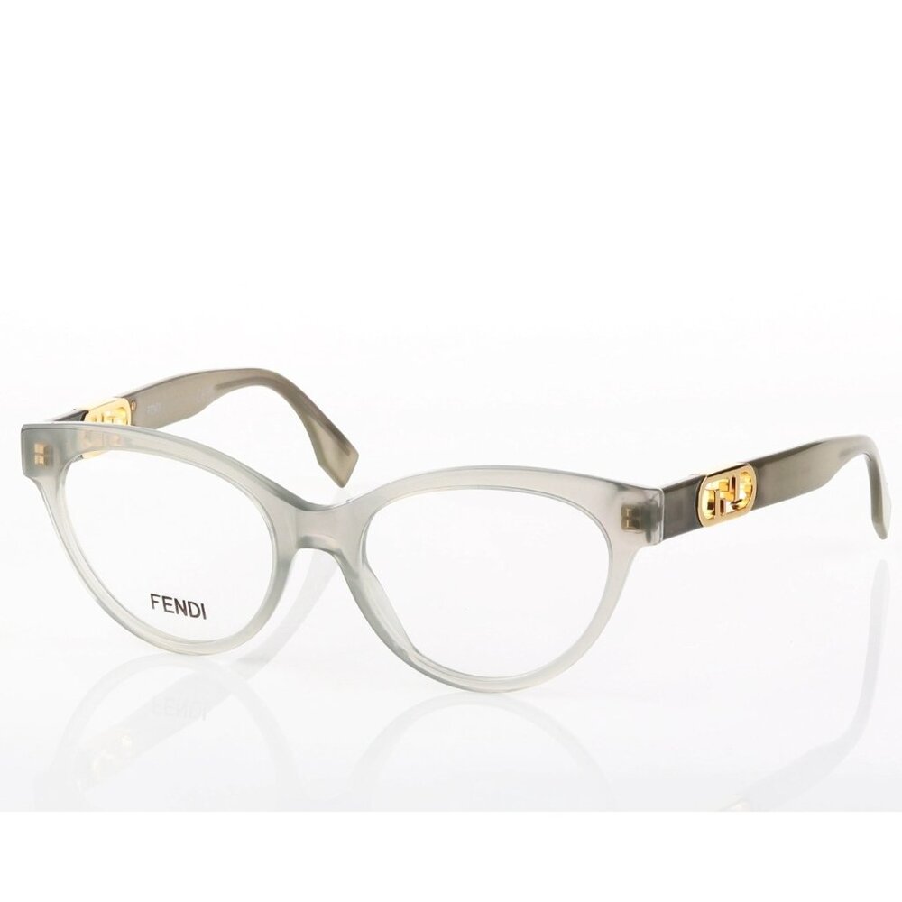 NEW FENDI EYEGLASSES GRAY WOMEN EYEWEAR FENDI FE50066I 095